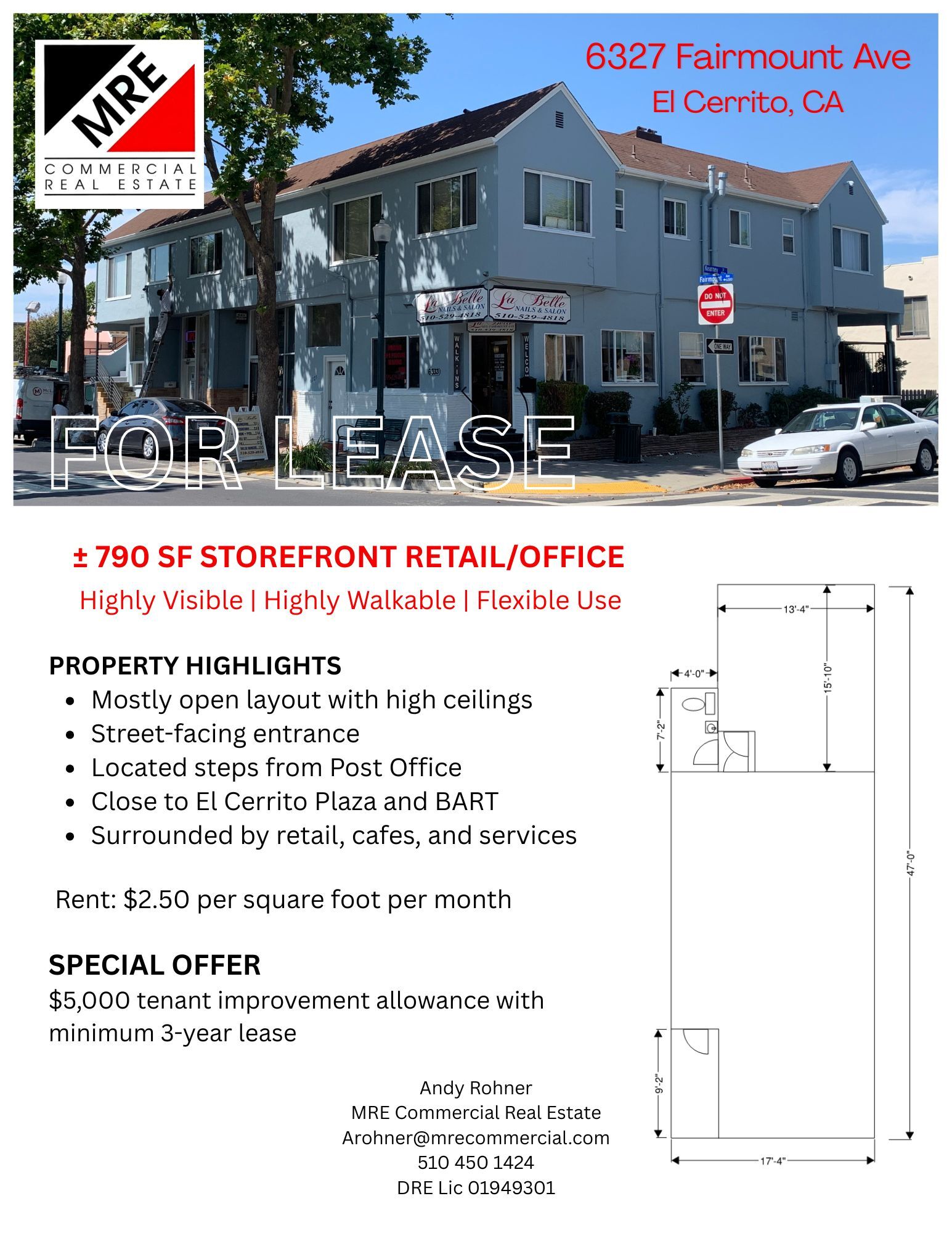6323-6333 Fairmount Ave, El Cerrito, CA for lease Other- Image 1 of 7