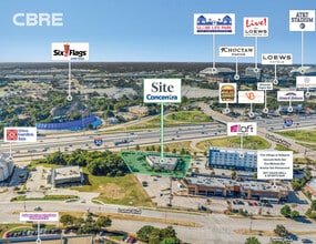 2160 E Lamar Blvd, Arlington, TX - Aérien  Vue de la carte