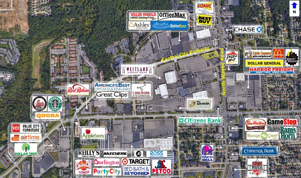 7677 N Wayne Rd, Westland, MI for lease - Building Photo - Image 2 of 6