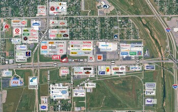 6866 W Kellogg Dr, Wichita, KS - Aerial  map view