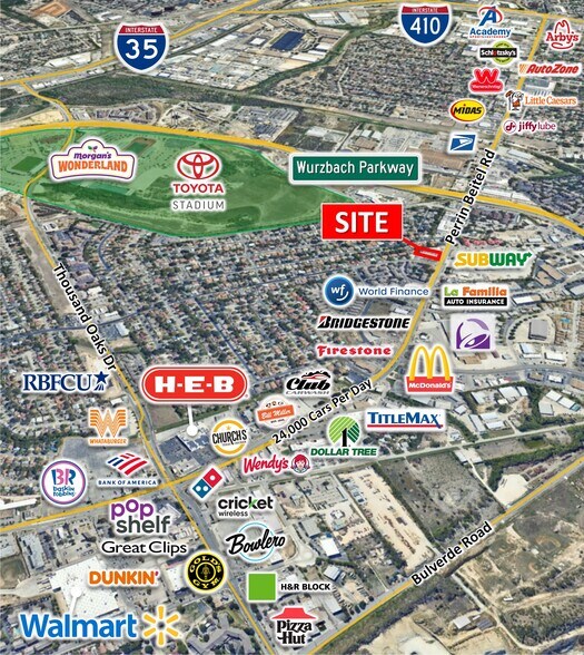 10930 Perrin Beitel Rd, San Antonio, TX à vendre - Aérien - Image 3 de 14