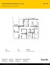 6957 W Plano Pky, Plano, TX for lease Floor Plan- Image 1 of 1