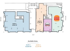 1050 B St, San Diego, CA à louer Plan d  tage- Image 1 de 3