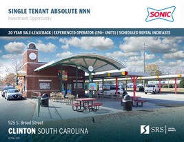 Sonic | 20yr Abs NNN SLB | 190+unit Operator - Restaurant avec service au volant