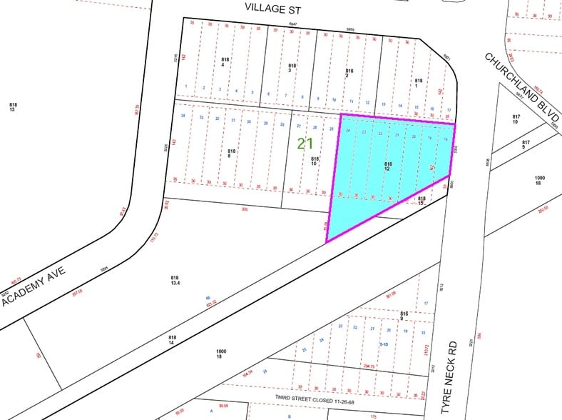 3300 Tyre Neck Rd, Portsmouth, VA à louer - Plan cadastral - Image 2 de 5