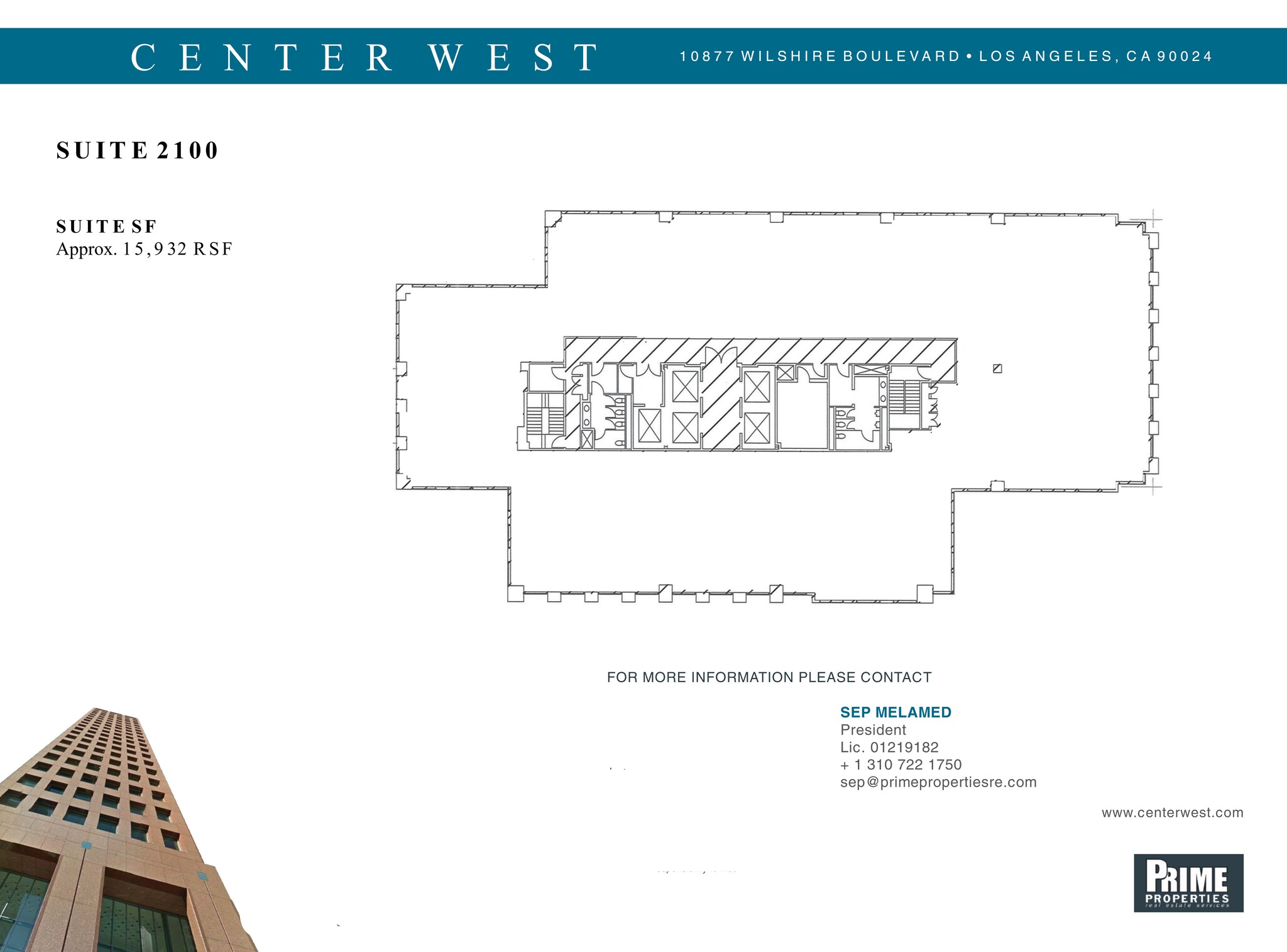 10877 Wilshire Blvd, Los Angeles, CA à louer Plan de site- Image 1 de 1