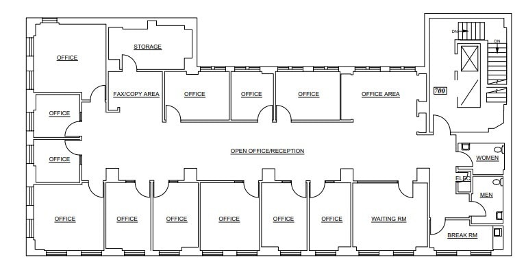 1300 Broadway, Oakland, CA à louer Plan d’étage- Image 1 de 1