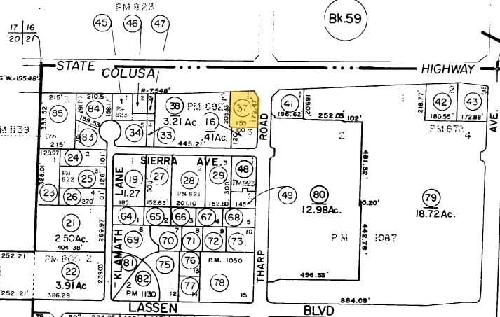 998 Tharp Rd, Yuba City, CA for lease - Plat Map - Image 2 of 23