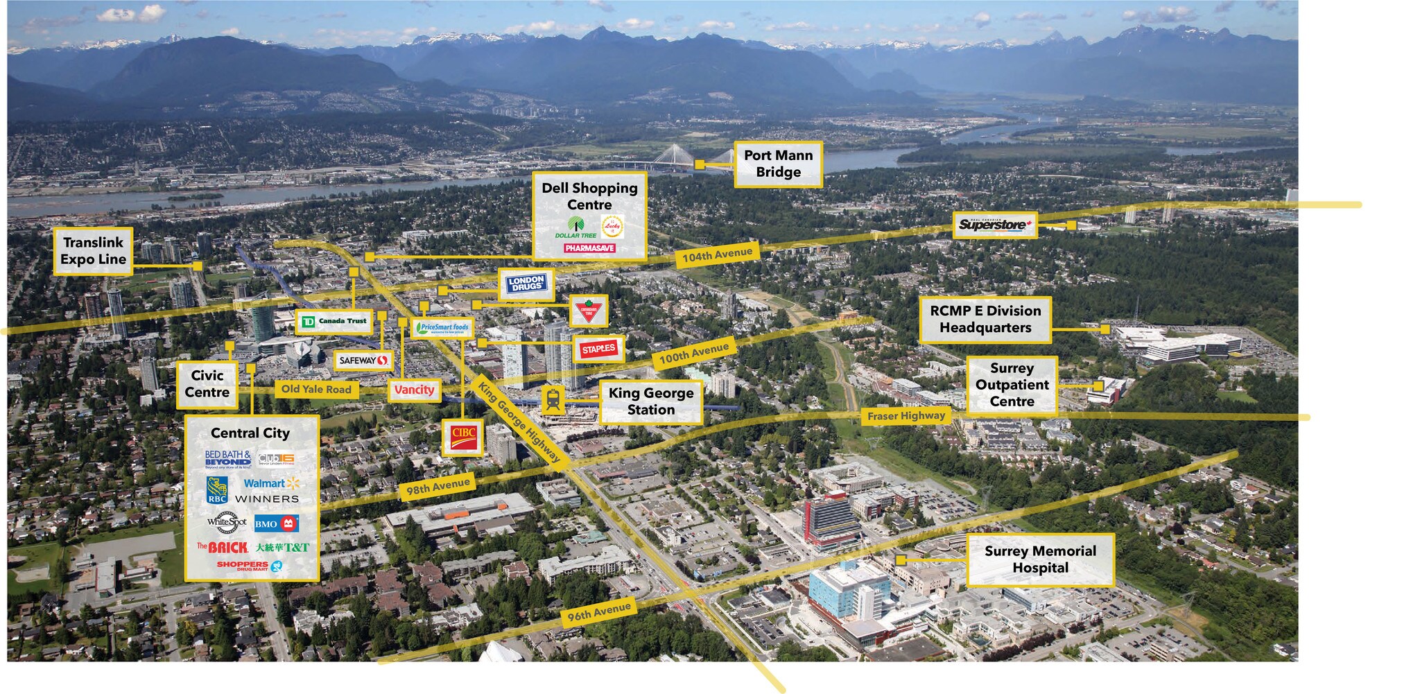 13402 104 Ave, Surrey, BC for sale Aerial- Image 1 of 1