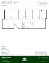 1 Venture, Irvine, CA for lease Floor Plan- Image 1 of 1