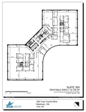306 Town Centre Blvd N, Markham, ON à louer Plan d’étage- Image 1 de 1