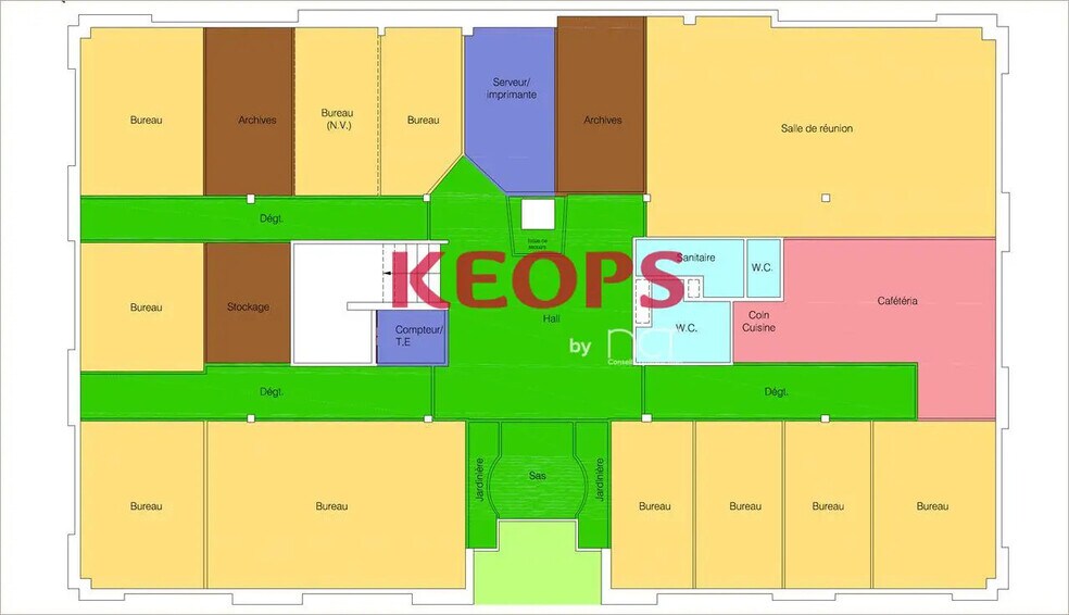 Bureau dans Labège à louer - Plan d’étage - Image 3 de 4