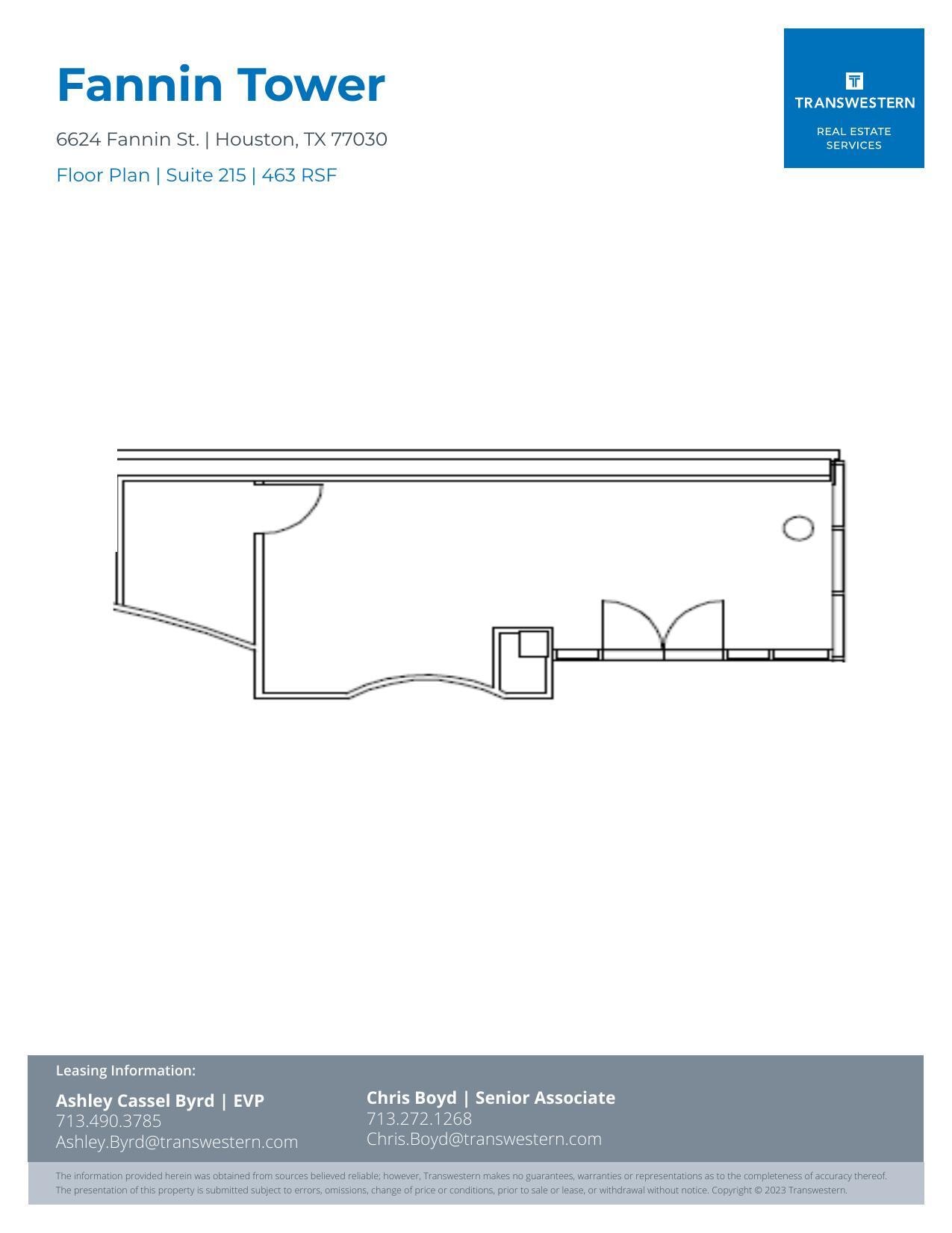 6624 Fannin St, Houston, TX for lease Floor Plan- Image 1 of 1