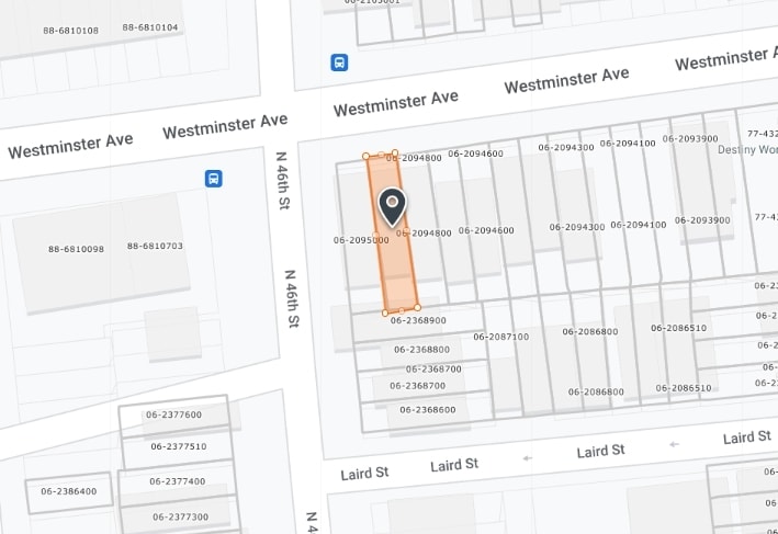 4526 Westminster Ave, Philadelphia, PA for sale - Plat Map - Image 1 of 1
