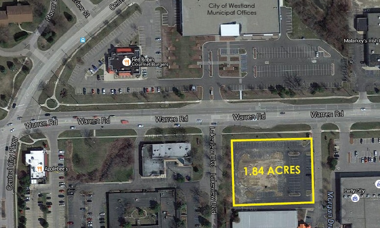 36101 Warren Rd, Westland, MI for lease - Aerial - Image 3 of 5