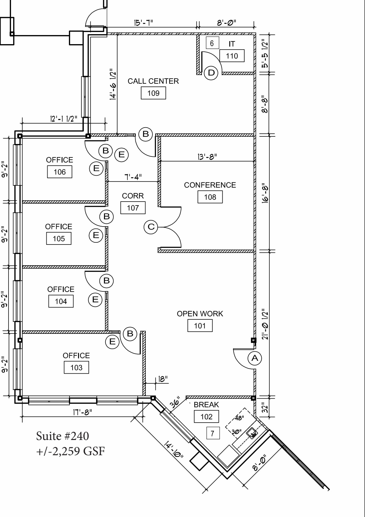 220 Ponte Vedra Park Dr, Ponte Vedra Beach, FL for lease Floor Plan- Image 1 of 1