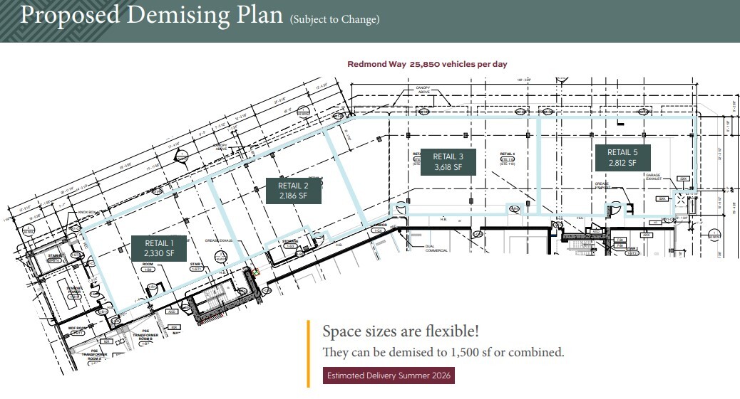 16771-16849 Redmond Way, Redmond, WA for lease Floor Plan- Image 1 of 1