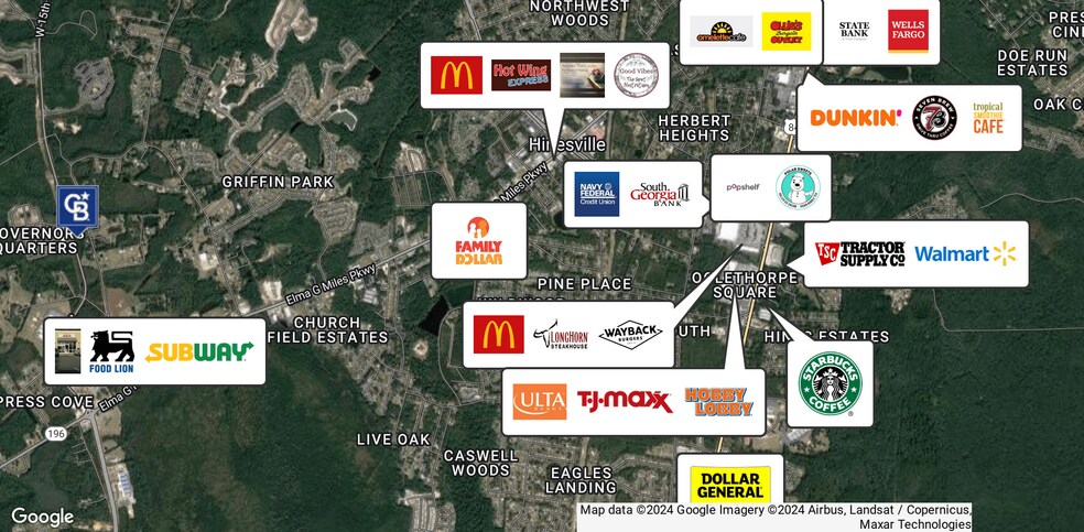 3.34 AC West 15th Street, Hinesville, GA à vendre - Photo du bâtiment - Image 2 de 4