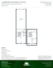2691 Richter Ave, Irvine, CA for lease Floor Plan- Image 1 of 1