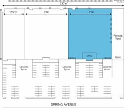15160-15304 Spring Ave, Santa Fe Springs, CA à louer Plan d’étage- Image 1 de 1