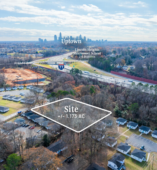 2440 Julia Ave, Charlotte, NC à vendre - Aérien - Image 1 de 4