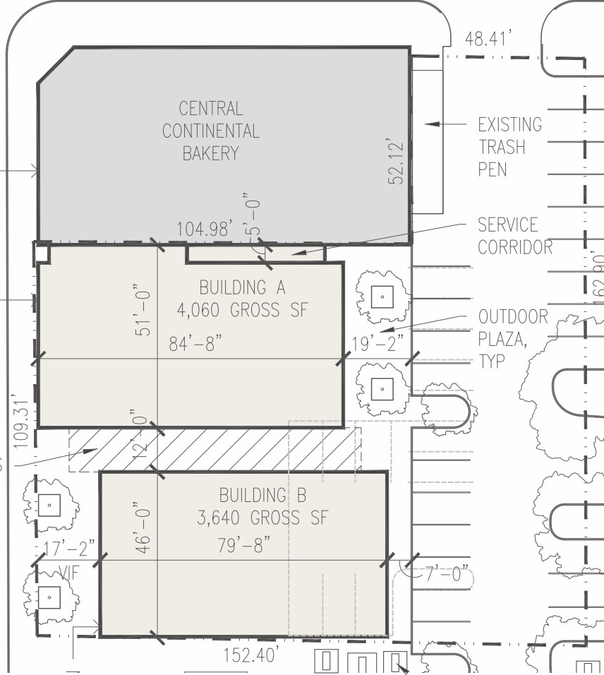 105-115 S Main St, Mount, Mount Prospect, IL à louer Plan de site- Image 1 de 3