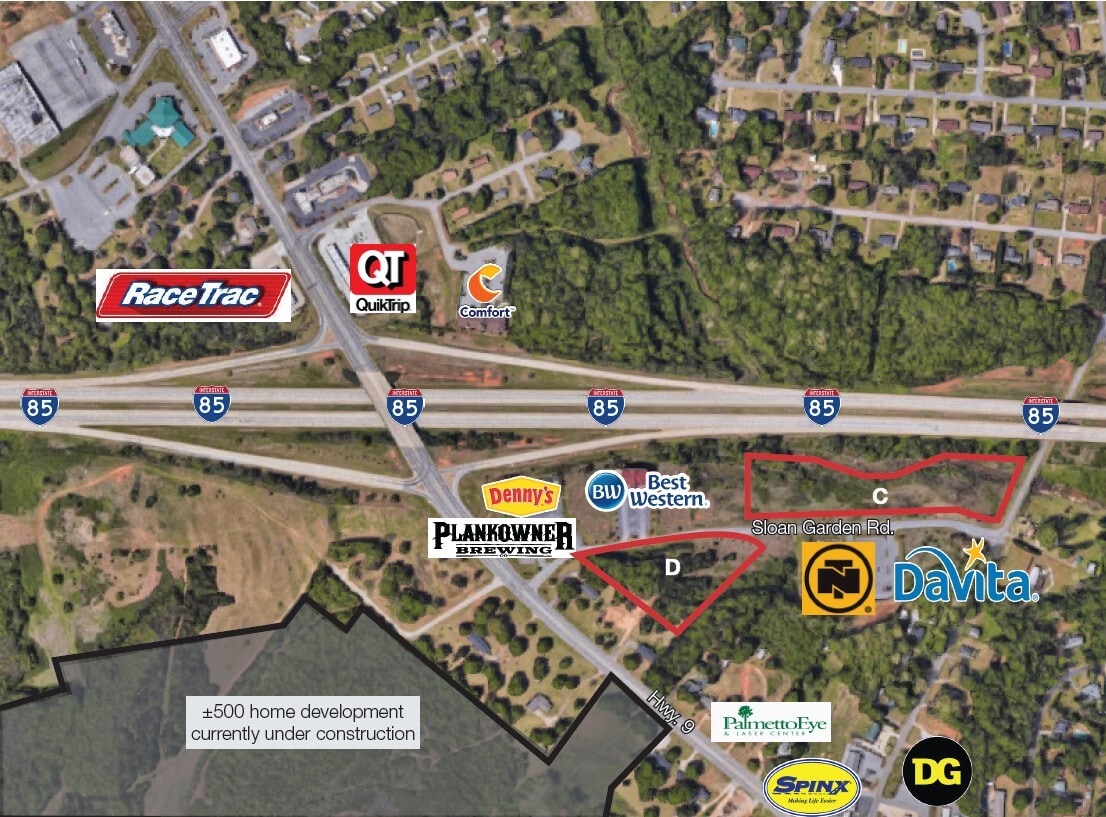 I-85 @ Highway 9, Boiling Springs, SC for sale Primary Photo- Image 1 of 3