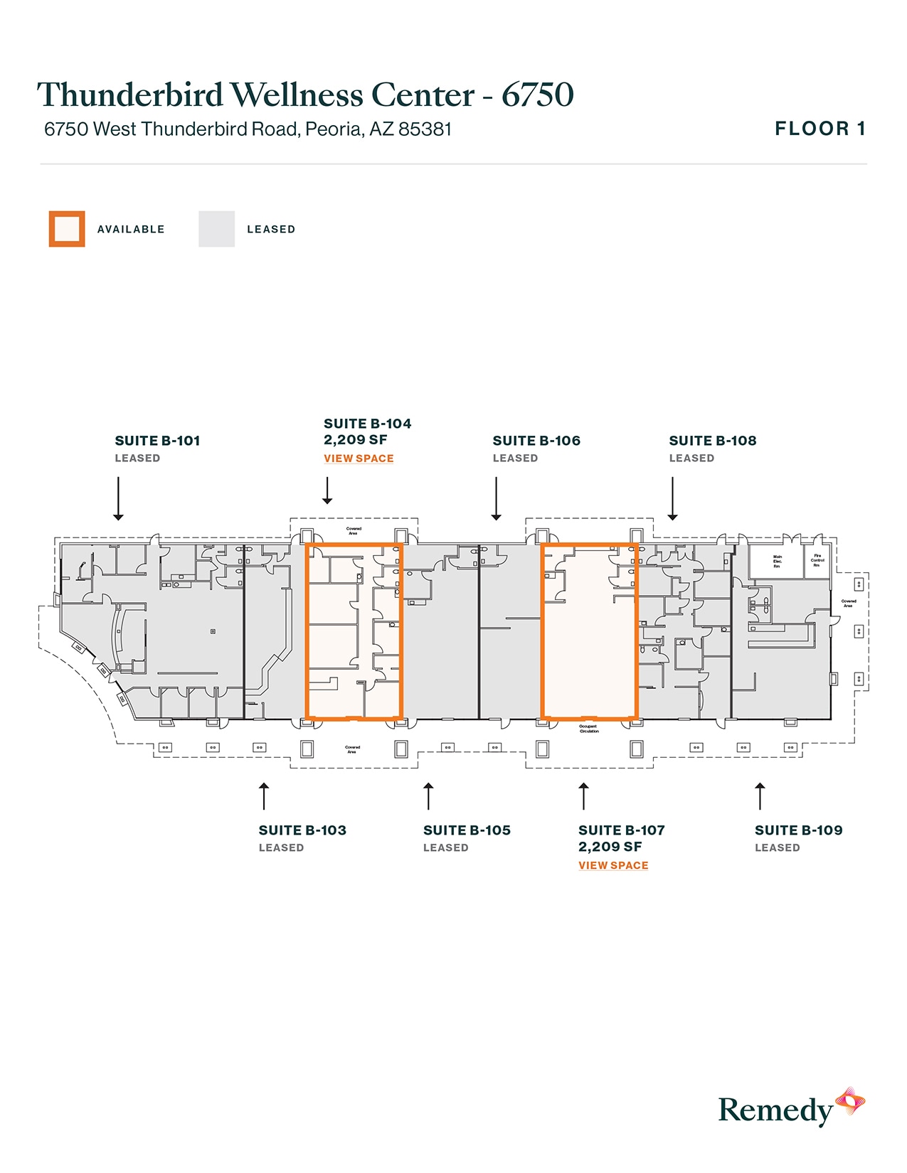 6750 W Thunderbird Rd, Peoria, AZ for lease Floor Plan- Image 1 of 1