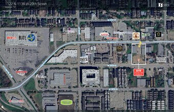 1138 W 20th St, Houston, TX - AERIAL  map view