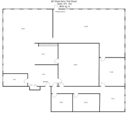 201 E Army Trail Rd, Bloomingdale, IL for lease Floor Plan- Image 2 of 2