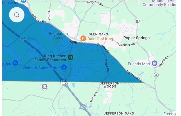 44.60 44.60 Acres Campbell Ridge, King, NC for sale - Building Photo - Image 2 of 10