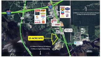 Plus de détails pour Elder Ferry Rd, Moss Point, MS - Terrain à vendre