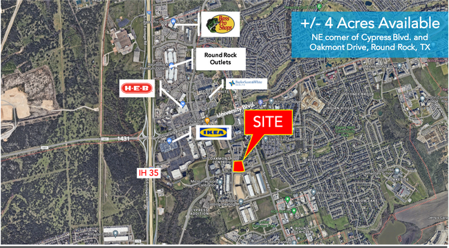 Plus de détails pour 24 Cypress Blvd, Round Rock, TX - Terrain à vendre