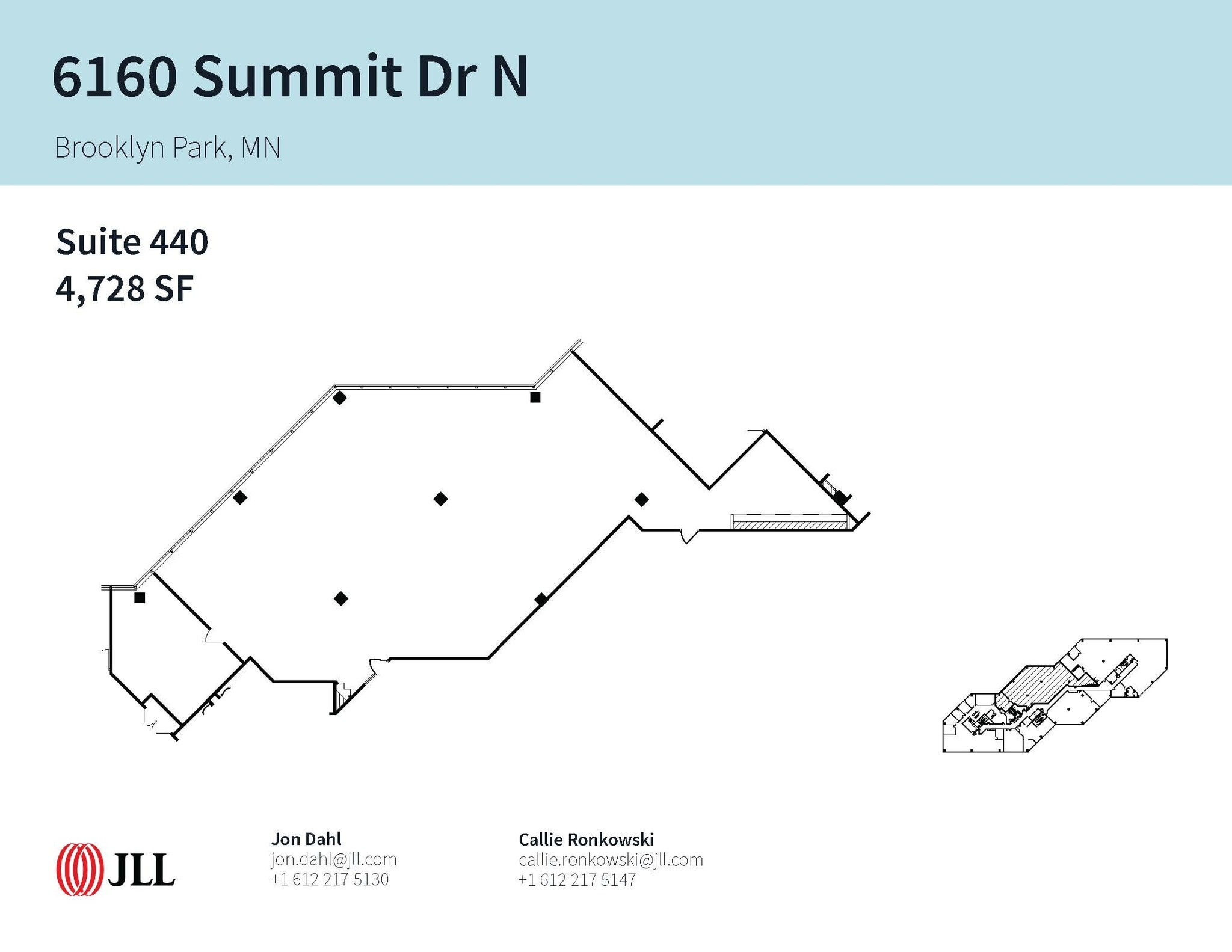 6160 N Summit Dr, Brooklyn Center, MN for lease Floor Plan- Image 1 of 1