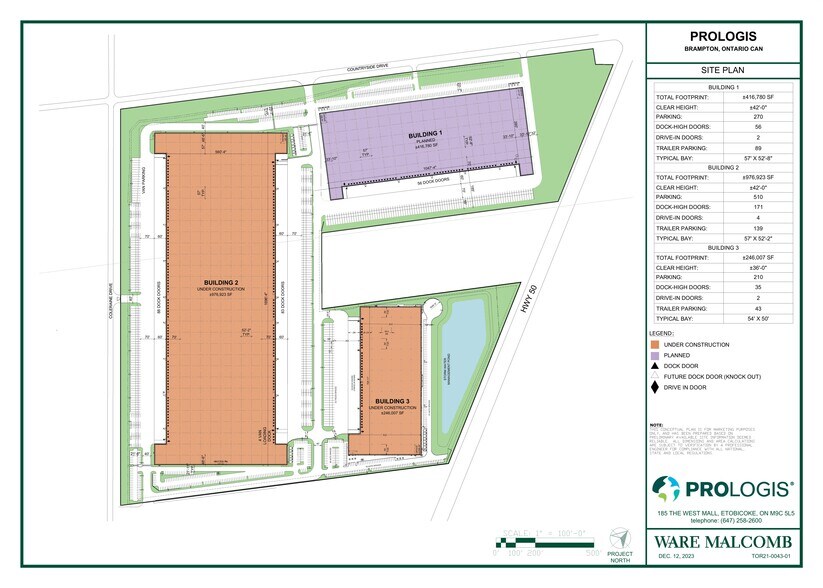 5525 Countryside Dr, Brampton, ON à louer - Plan de site - Image 3 de 7