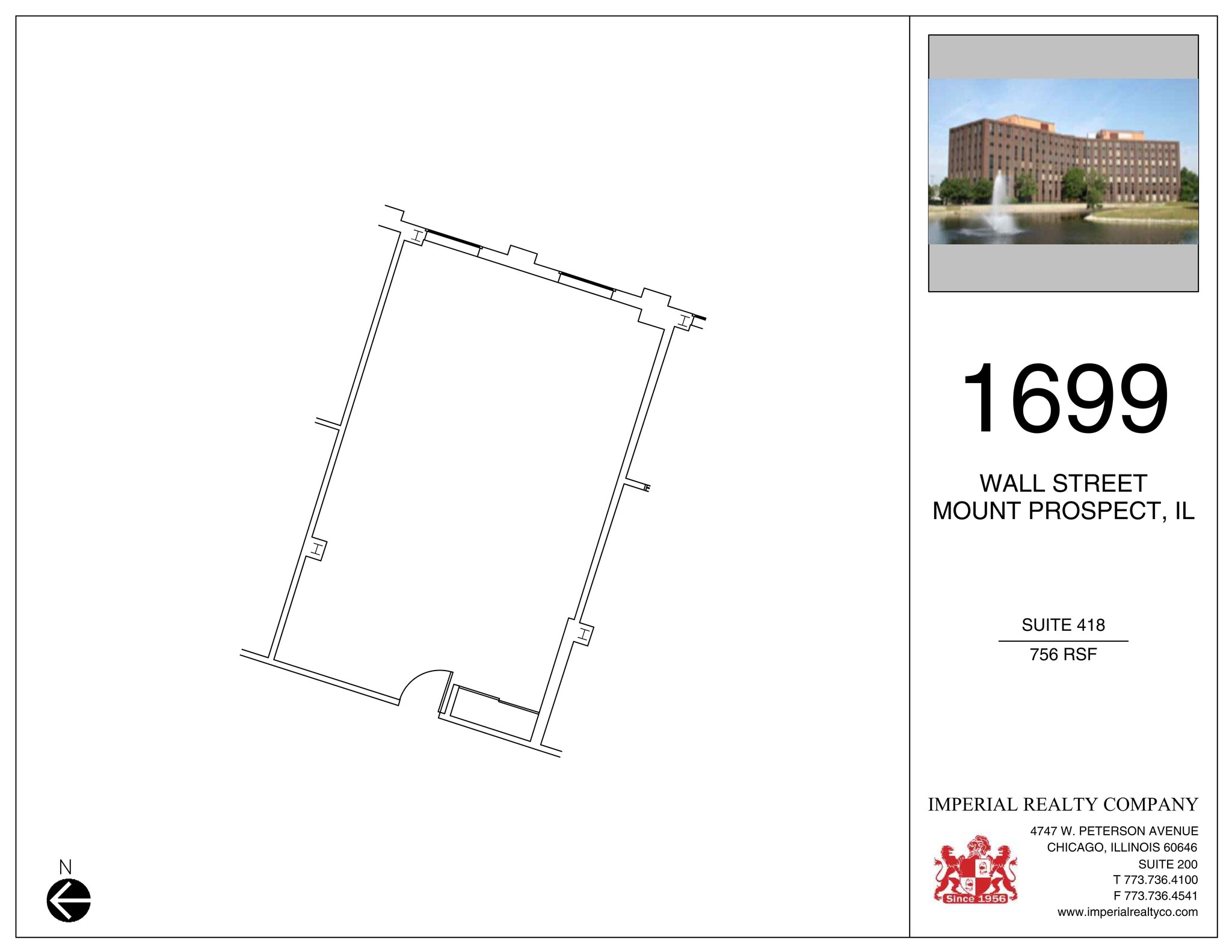 1699 Wall St, Mount Prospect, IL for lease Site Plan- Image 1 of 1