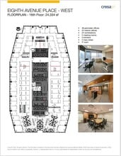 585 8th Ave SW, Calgary, AB à louer Plan d’étage- Image 1 de 2