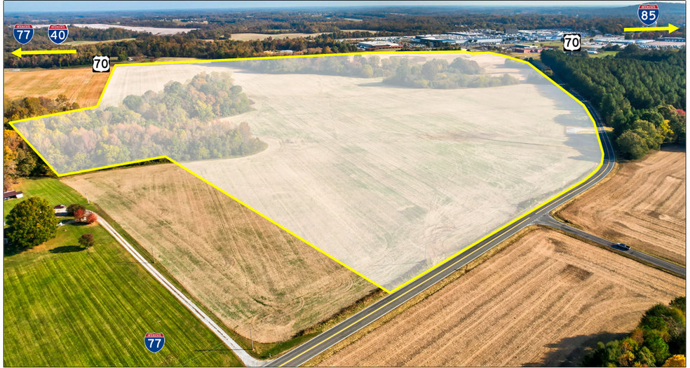 US 70 & Amity Hill rd, Cleveland, NC à vendre - Aérien - Image 3 de 11