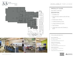33 New Montgomery St, San Francisco, CA for lease Floor Plan- Image 1 of 6