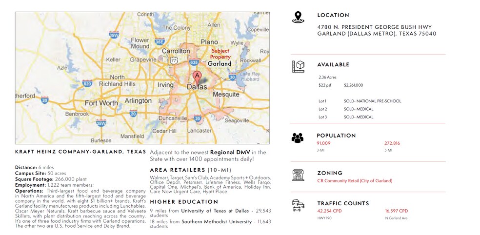 4780 N George Bush Hwy, Garland, TX à vendre - Autre - Image 2 de 6