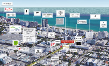 509 Lincoln Rd, Miami Beach, FL - Aérien  Vue de la carte