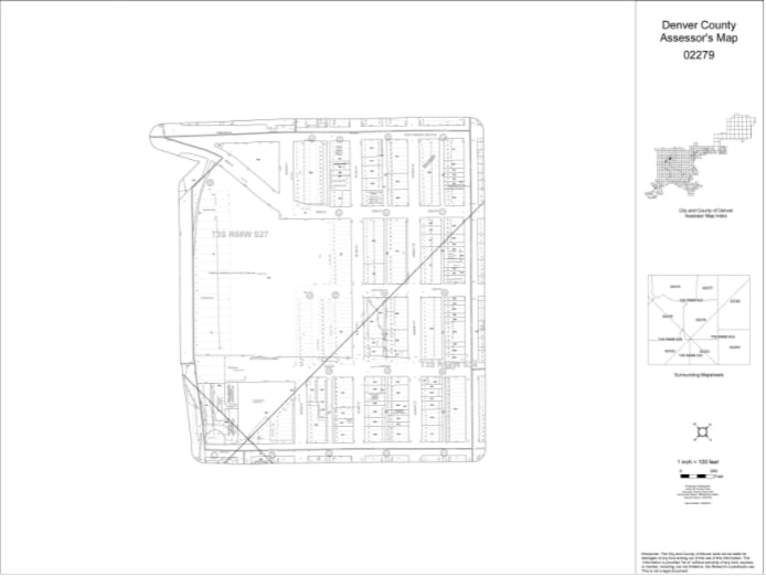 1919 Blake St, Denver, CO for sale - Plat Map - Image 3 of 6