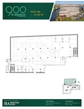 900 N Branch St, Chicago, IL à louer Plan d’étage- Image 1 de 5
