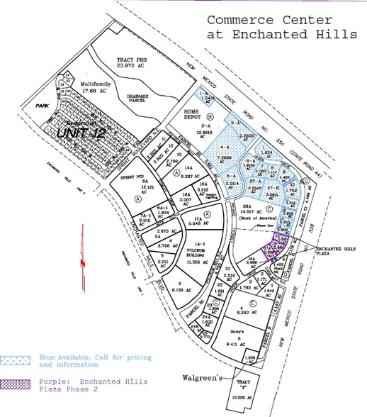 NM-550, Rio Rancho, NM à vendre - Plan cadastral - Image 2 de 2