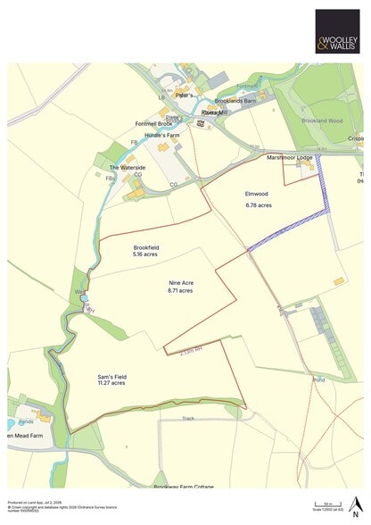 West St, Fontmell Magna for sale - Plat Map - Image 2 of 7