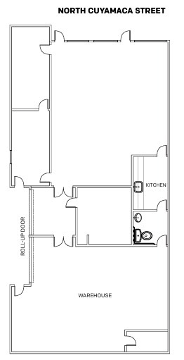 1277 N Cuyamaca St, El Cajon, CA 92020 - Unit C-D -  - Floor Plan - Image 1 of 1