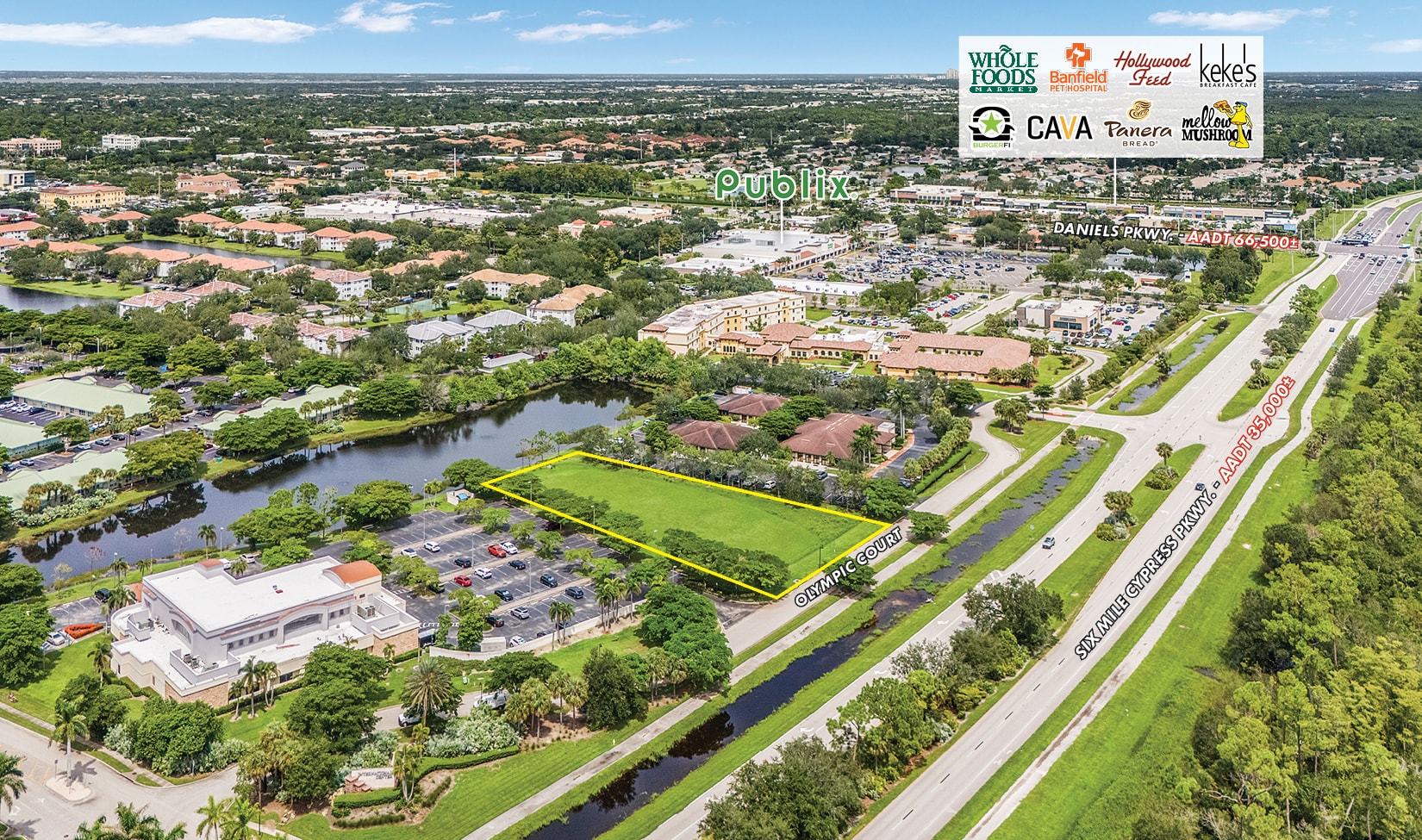 13750 Olympic Ct, Fort Myers, FL for sale Aerial- Image 1 of 8