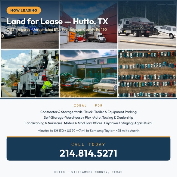 2133 County Road 130, Hutto, TX for lease - Building Photo - Image 2 of 2