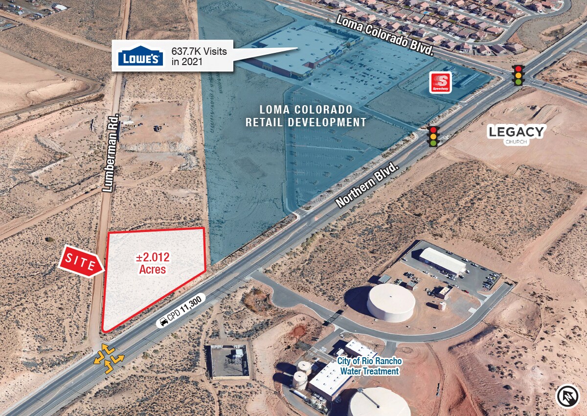 Palm Rd. & Northern Blvd., Rio Rancho, NM à vendre Photo du bâtiment- Image 1 de 5