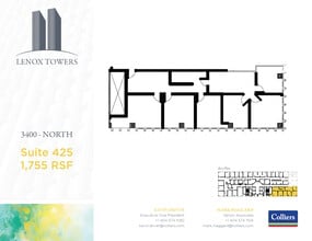 3400 Peachtree Rd NE, Atlanta, GA à louer Plan d’étage- Image 1 de 1